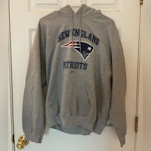 New England Patriots Hoodie Gray